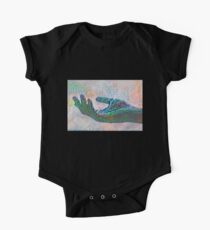 Painted hand One Piece - Short Sleeve