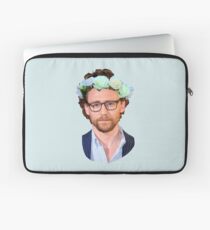Tom Hiddleston Flower Crown Laptop Sleeve