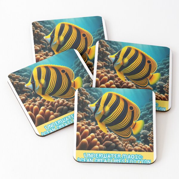 Item preview, Banded Butterfly Fish realistic Digital Art designed and sold by Littleprince2.