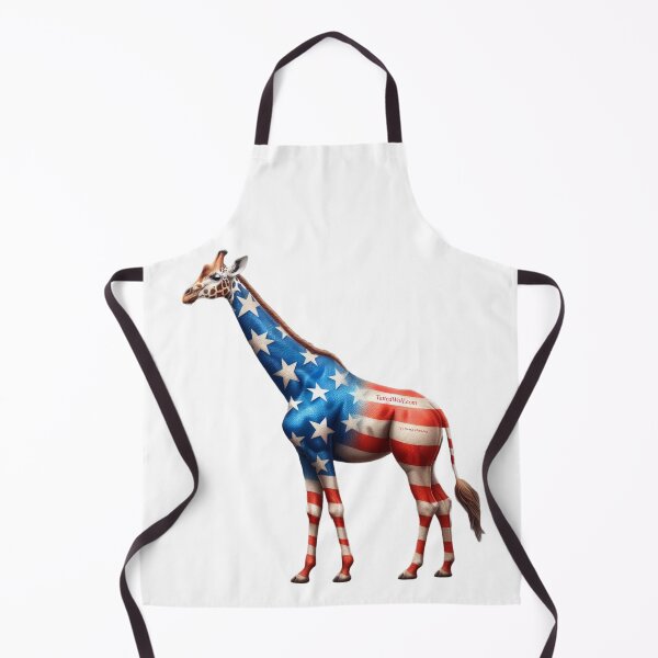 Item preview, Patriotic Tatted Giraffe designed and sold by TattedWolf.