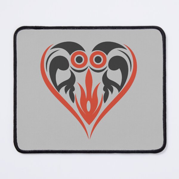 Item preview, hearts symbol, tribal art, playing cards designed and sold by Numbers-Art.