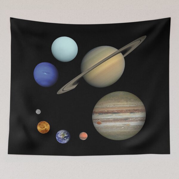 Item preview, Colorful Planets in Solar System designed and sold by AmbroseAnn.