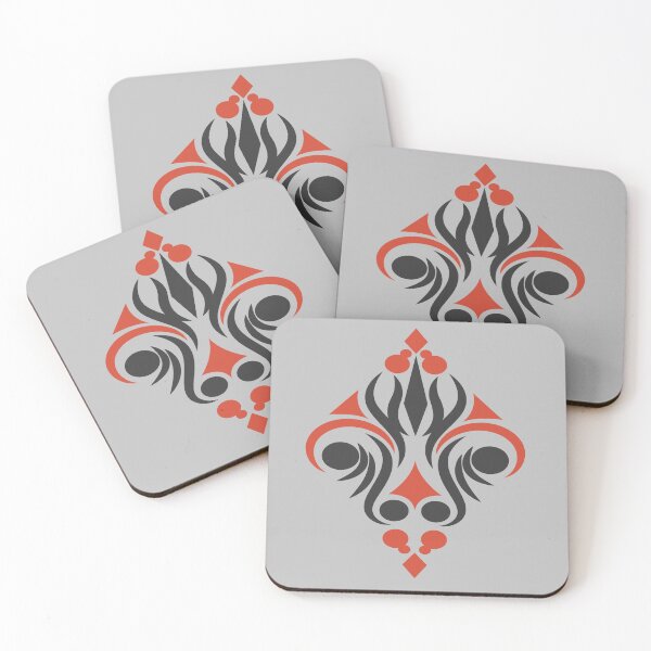 Item preview, diamonds symbol, tribal art, playing cards designed and sold by Numbers-Art.