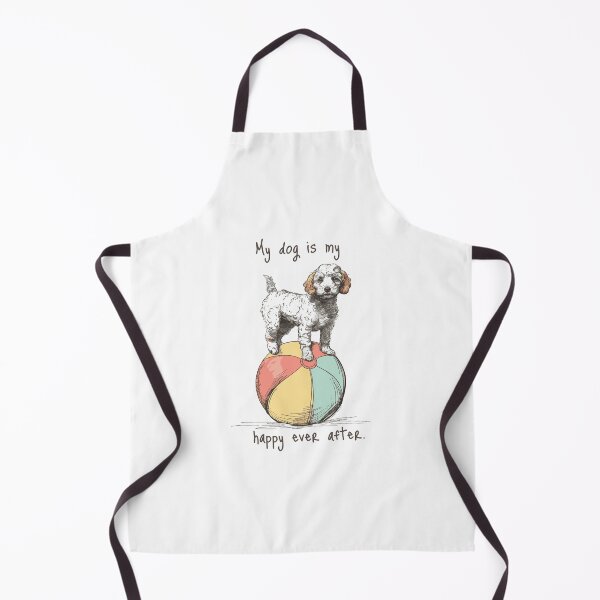 Aperçu de l'œuvre Chiot flaque d'eau avec une phrase d'amour créée et vendue par Sealsshop.