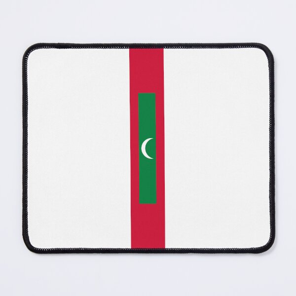 Item preview, Maldives Flag designed and sold by Candie-Shop.