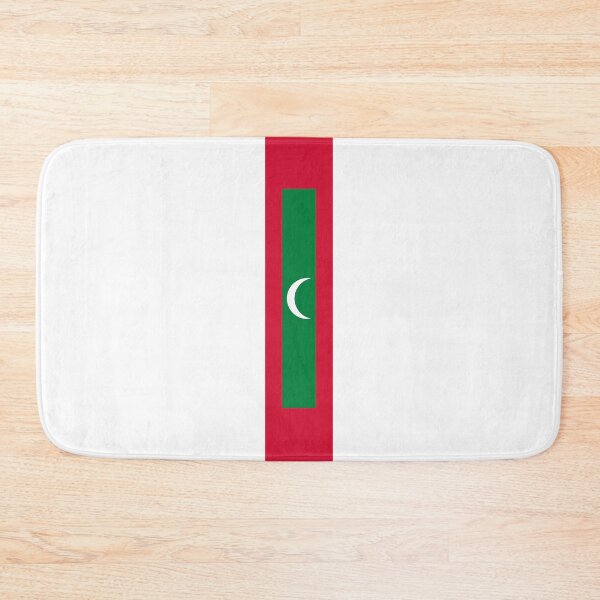 Item preview, Maldives Flag designed and sold by Candie-Shop.