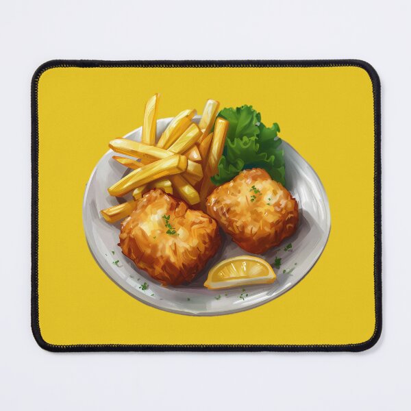 Item preview, Fish cake and chips designed and sold by sakurashorty.