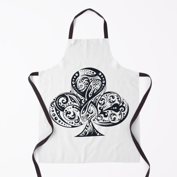 Item preview, clubs symbol, tribal art, playing cards 2 designed and sold by Numbers-Art.