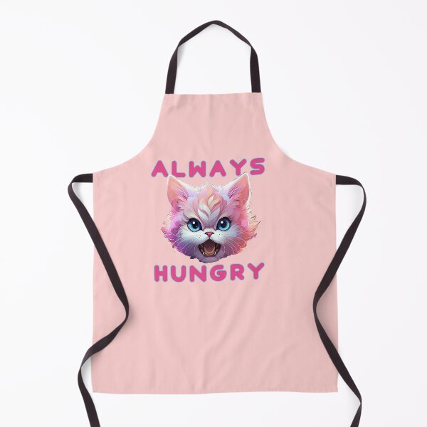 Item preview, ALWAYS HUNGRY FUNNY KITTY CAT LOVERS DESIGN designed and sold by La Loca.