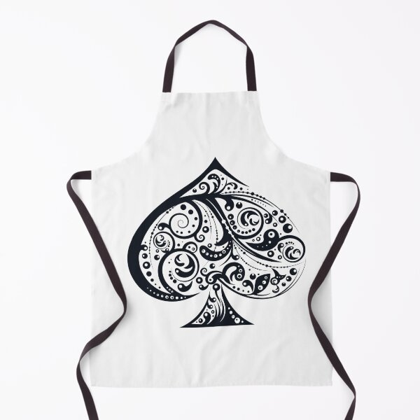 Item preview, Spades symbol, tribal art, playing cards 2 designed and sold by Numbers-Art.