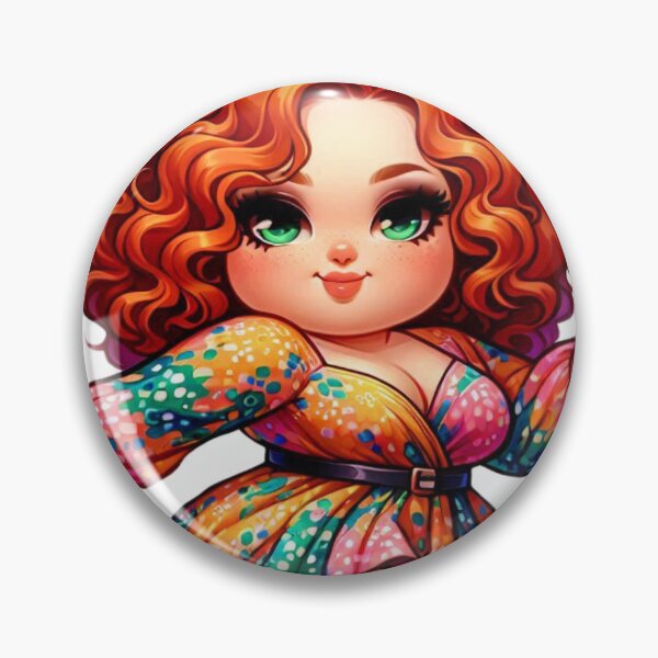 Artikelvorschau, Chibi Chubby | DANCE | Ruby | Ginger | Girl | Curvy | Bodylove | entworfen und verkauft von SpeckbarbiiArts.