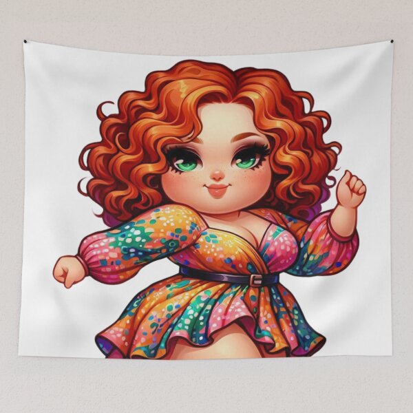 Item preview, ChibiChubby | MUSIC | Ruby-Red | Ginger | Girls | Curvy | Bodylove | designed and sold by SpeckbarbiiArts.