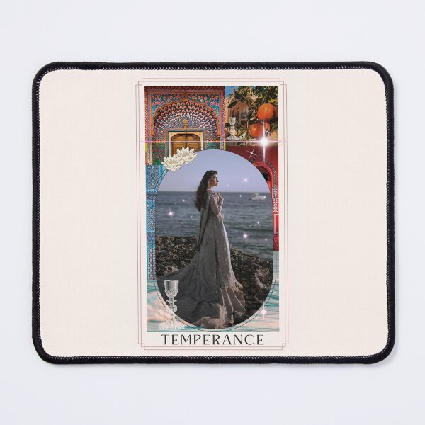 Item preview, Arabian Sea and Karachi: Temperance Tarot Card Desi Pakistani South Asian Indian Rendition designed and sold by VergeDesigns.