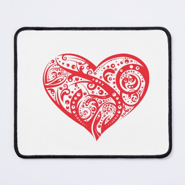 Item preview, hearts symbol, tribal art, playing cards 2 designed and sold by Numbers-Art.