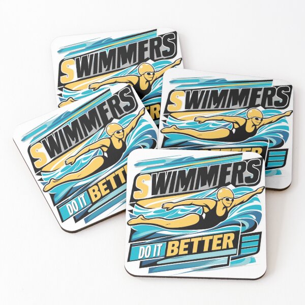 Item preview, Funny Swimmers Do It Better Quote - Humorous Swimming Design designed and sold by Moh-nd-Eg.