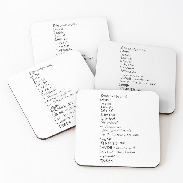 Item preview, Lavish Clancy Setlist Tyler Joseph Tweet designed and sold by adefere.