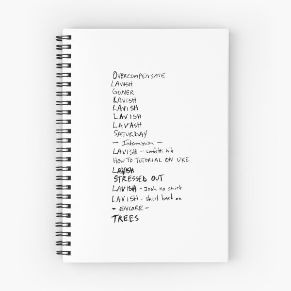 Item preview, Lavish Clancy Setlist Tyler Joseph Tweet designed and sold by adefere.
