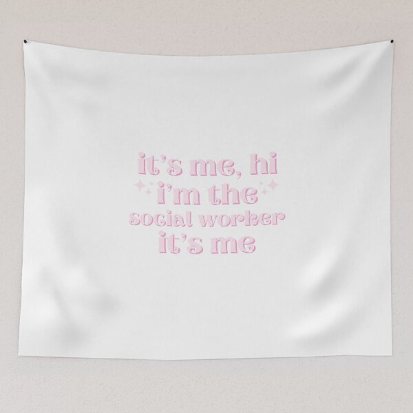 Item preview, It's Me Hi I'm The Social Worker It's Me, Cute designed and sold by faridman.