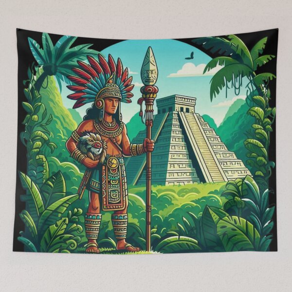 Artikelvorschau, Maya/Azteken-Kunst entworfen und verkauft von Myra365Art.