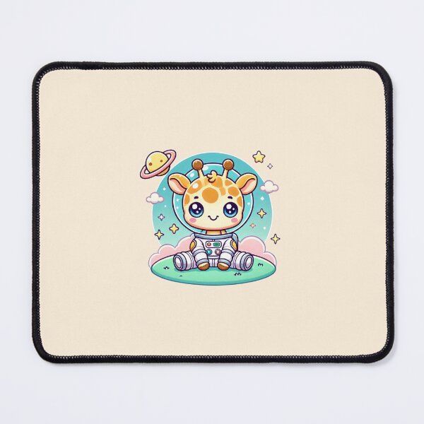 Item preview, Astronaut Giraffe: Cute Cosmic Journey *Note:* This artwork is generated by AI designed and sold by AHZ05.