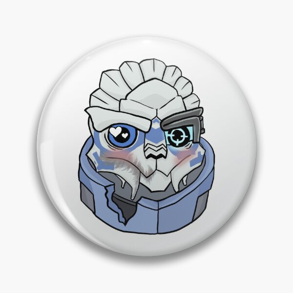 Item preview, Garrus Vakarian love eyes Emoji designed and sold by CSDesignandGift.