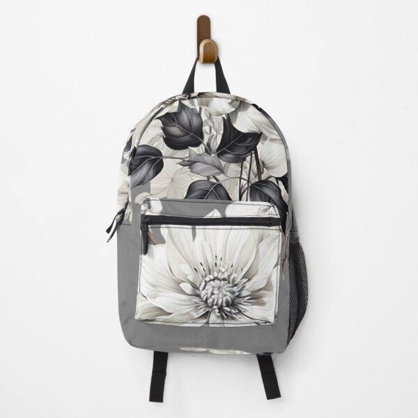 Item preview, Monochrome Elegance: Floral Composition designed and sold by Vardia.