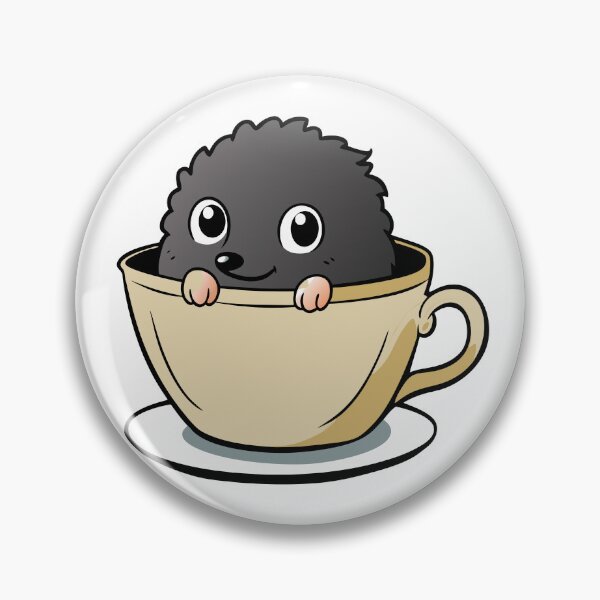 Artikelvorschau, Flauschiger Maulwurf sitzt in einer Teetasse entworfen und verkauft von omerfdln34.