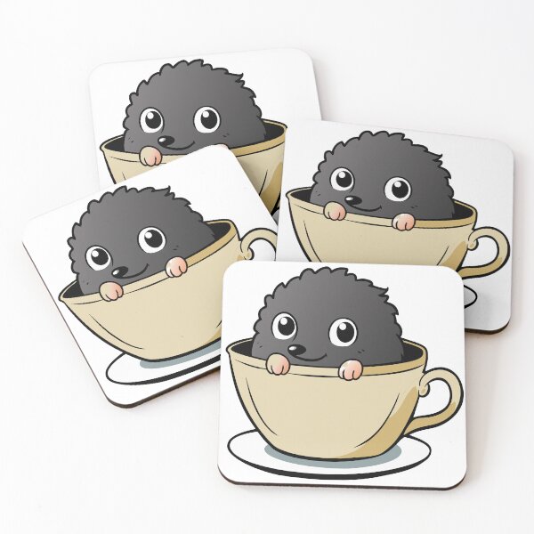 Artikelvorschau, Flauschiger Maulwurf sitzt in einer Teetasse entworfen und verkauft von omerfdln34.