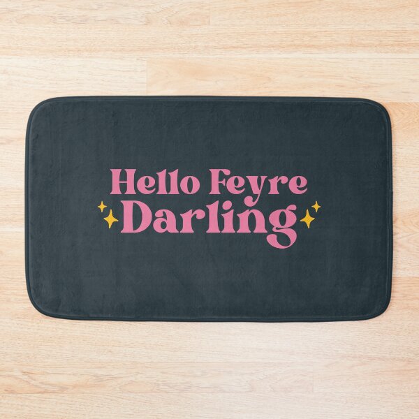 Item preview, Hello Feyre Darling - Pink Acotar Bookish Aesthetic designed and sold by Neadoodles.