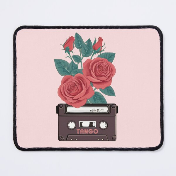 Item preview, TANGO RETRO VINTAGE CASETTE ROSES MUSIC DESIGN designed and sold by La Loca.