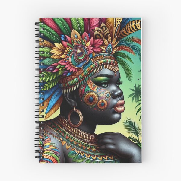 Item preview, African | Binta | Plussize | Curvy | Jungle | Colorful designed and sold by SpeckbarbiiArts.