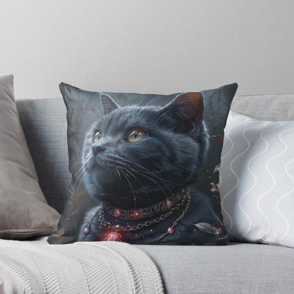 Item preview, Mysterious British Shorthair Cat In The Wild designed and sold by Nocturne  Paws.