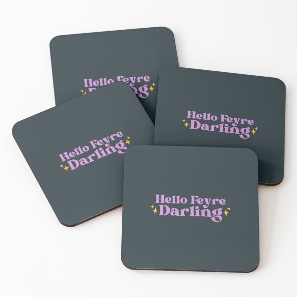 Item preview, Hello Feyre Darling - Purple Acotar Bookish Aesthetic designed and sold by Neadoodles.