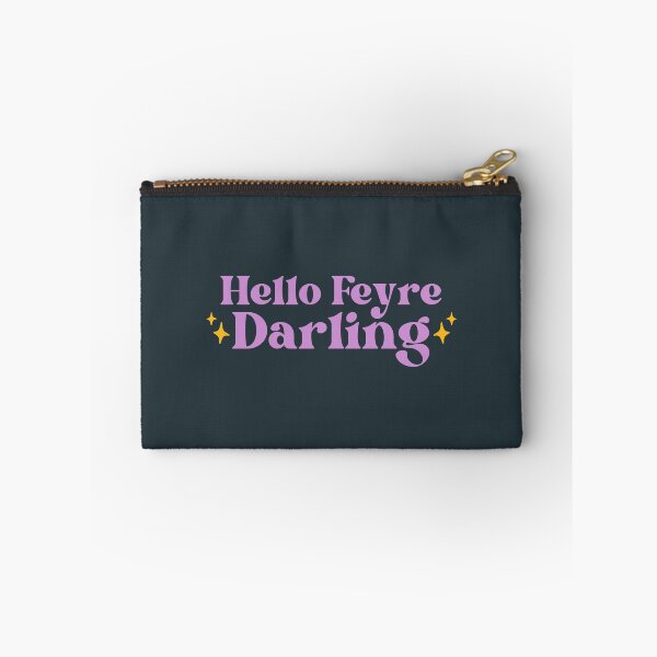 Item preview, Hello Feyre Darling - Purple Acotar Bookish Aesthetic designed and sold by Neadoodles.