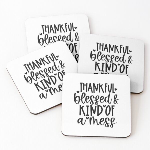 Item preview, Thankful & Blessed designed and sold by dkid creations.