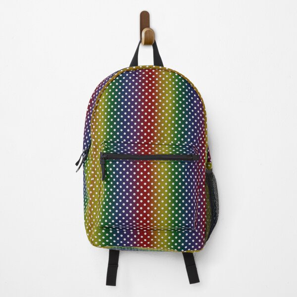 Item preview, White Textured Dots (Rainbow) Seamless Texture designed and sold by JadeRyder.