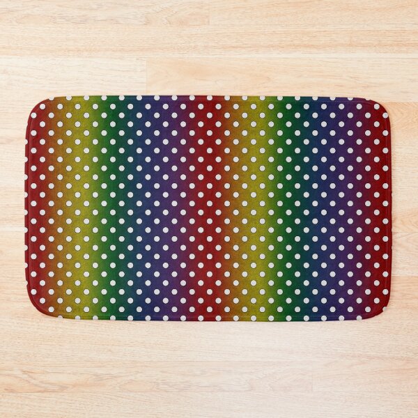Item preview, White Textured Dots (Rainbow) Seamless Texture designed and sold by JadeRyder.
