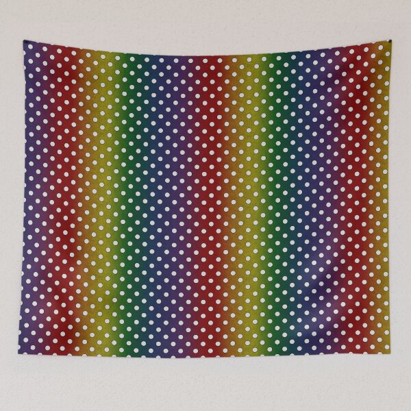 Item preview, White Textured Dots (Rainbow) Seamless Texture designed and sold by JadeRyder.