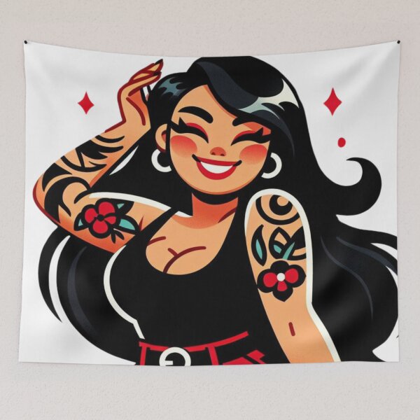 Item preview, Don’t stop laughing | Bodylove | Plus size | Tattoos designed and sold by SpeckbarbiiArts.