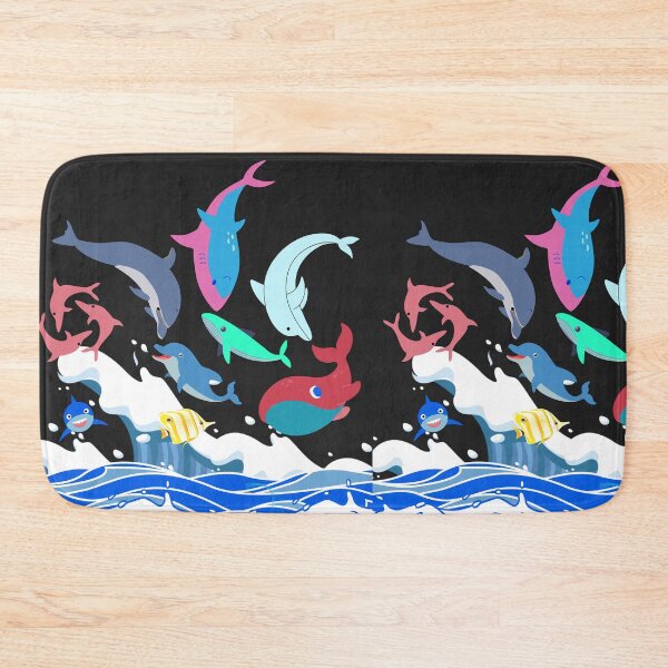 Item preview,  Zishiwood brand Magic Nine fish picture, playful, Dolphin Jumping, Fun Mutations, Mammals, marine life, Underwater Treasures. ocean treasures whimsical, Miami Dolphins fan. Zishiwood. 9 Fish picture designed and sold by Zishiwood.