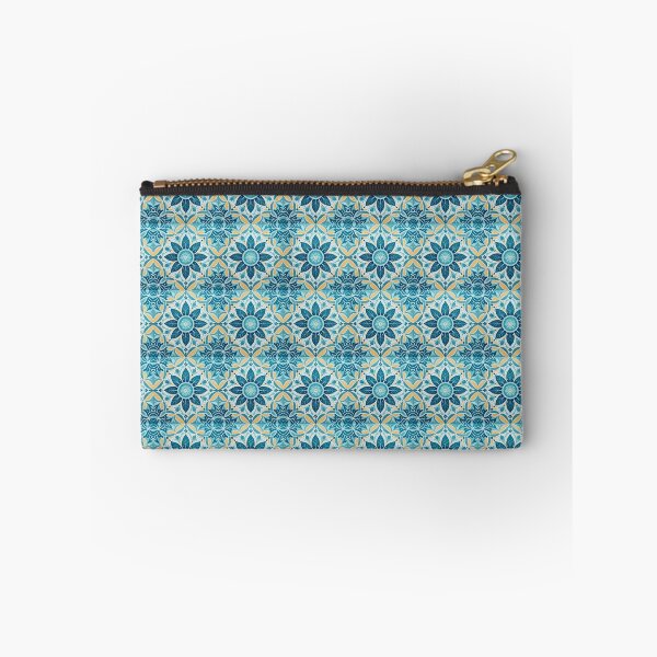 Item preview, A symmetrical design of blue, green, and yellow floral patterns designed and sold by homydesign.