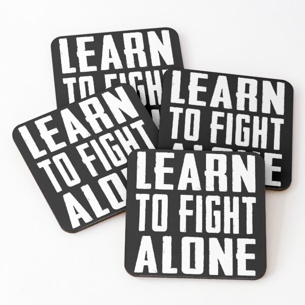 Item preview, Learn to fight alone designed and sold by BandiRock.