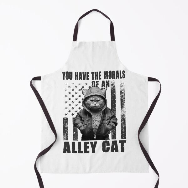 Aperçu de l'œuvre Vous avez la morale d'un chat de gouttière Blague drôle pour hommes femmes créée et vendue par tigger shop.