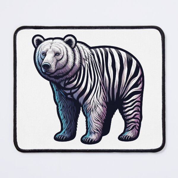 Item preview, Grizzly Bear Zebra Fusion designed and sold by Xsquilax.