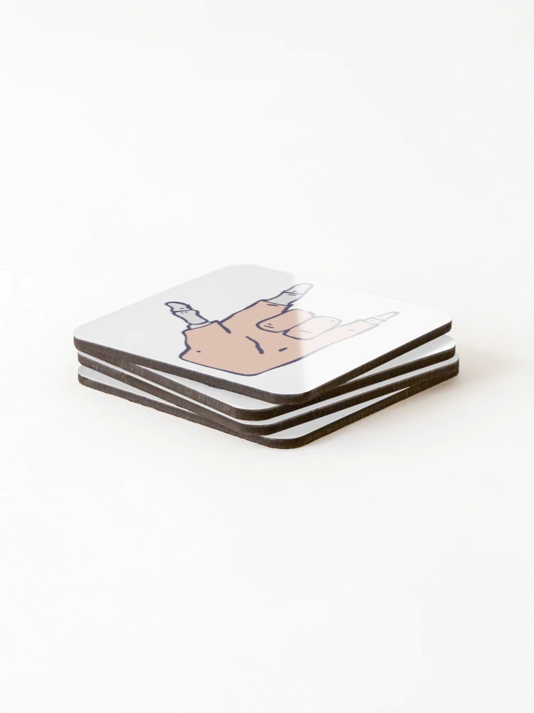 Thumbnail 4 of 5, Coasters (Set of 4), Metal hand designed and sold by Childish by Design.