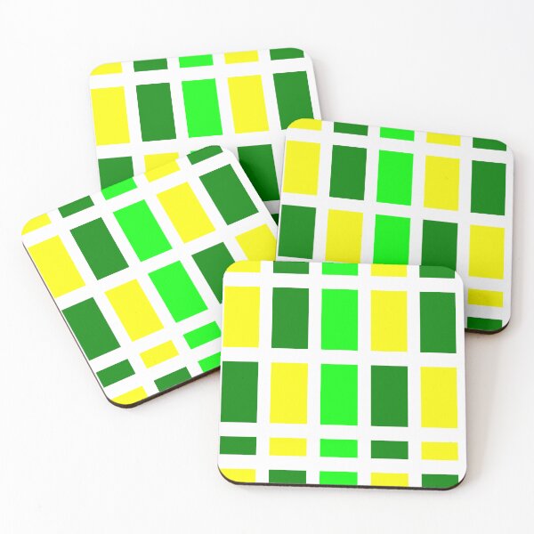 Item preview, Squares and Rectangles Green - Artistic Pattern Design designed and sold by signshirtz.