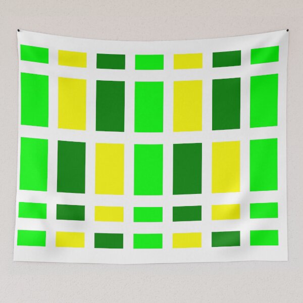 Item preview, Squares and Rectangles Green - Artistic Pattern Design designed and sold by signshirtz.