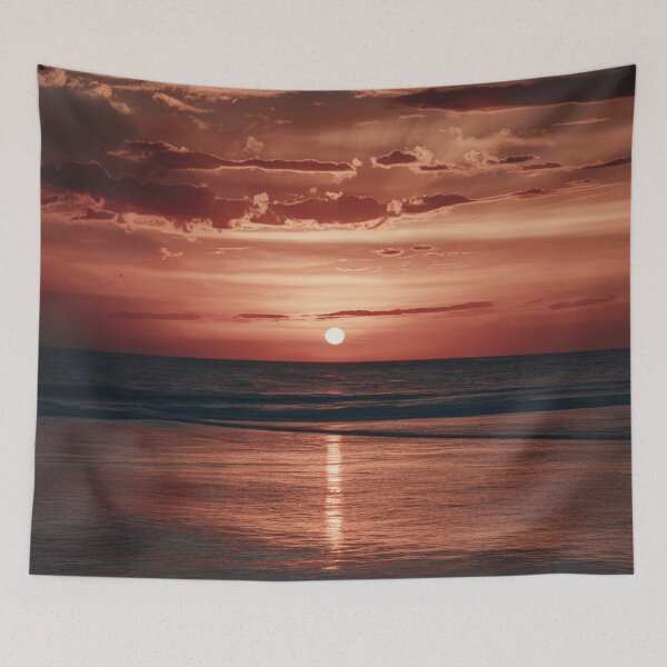 Item preview, Crimson Sunset: Tranquil Horizon designed and sold by Exodoi.