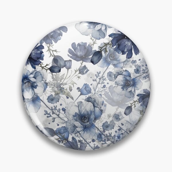 Item preview, Mystical Blue Flowers designed and sold by aboniteblanc.