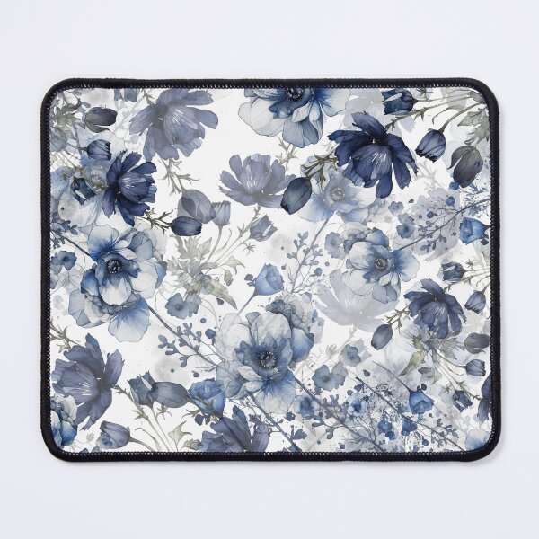 Item preview, Mystical Blue Flowers designed and sold by aboniteblanc.